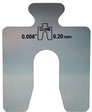 OziShim pre-cut Stainless Steel shim OziShim pre-cut Stainless Steel shim